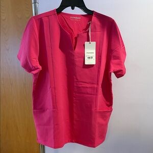 Women’s Hot Pink & blue Scrub tops